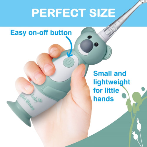 Brush-Baby | Brushbaby WildOnes Kylie Koala Rechargeable Sonic Electric Toothbrush (0-10 year olds) | 2 years warranty